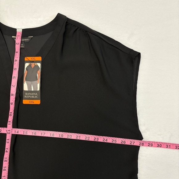 Banana Republic Ladies’ Blouse, V-Neck, Relaxed Fit, Black, XXL NWT - Picture 9 of 12